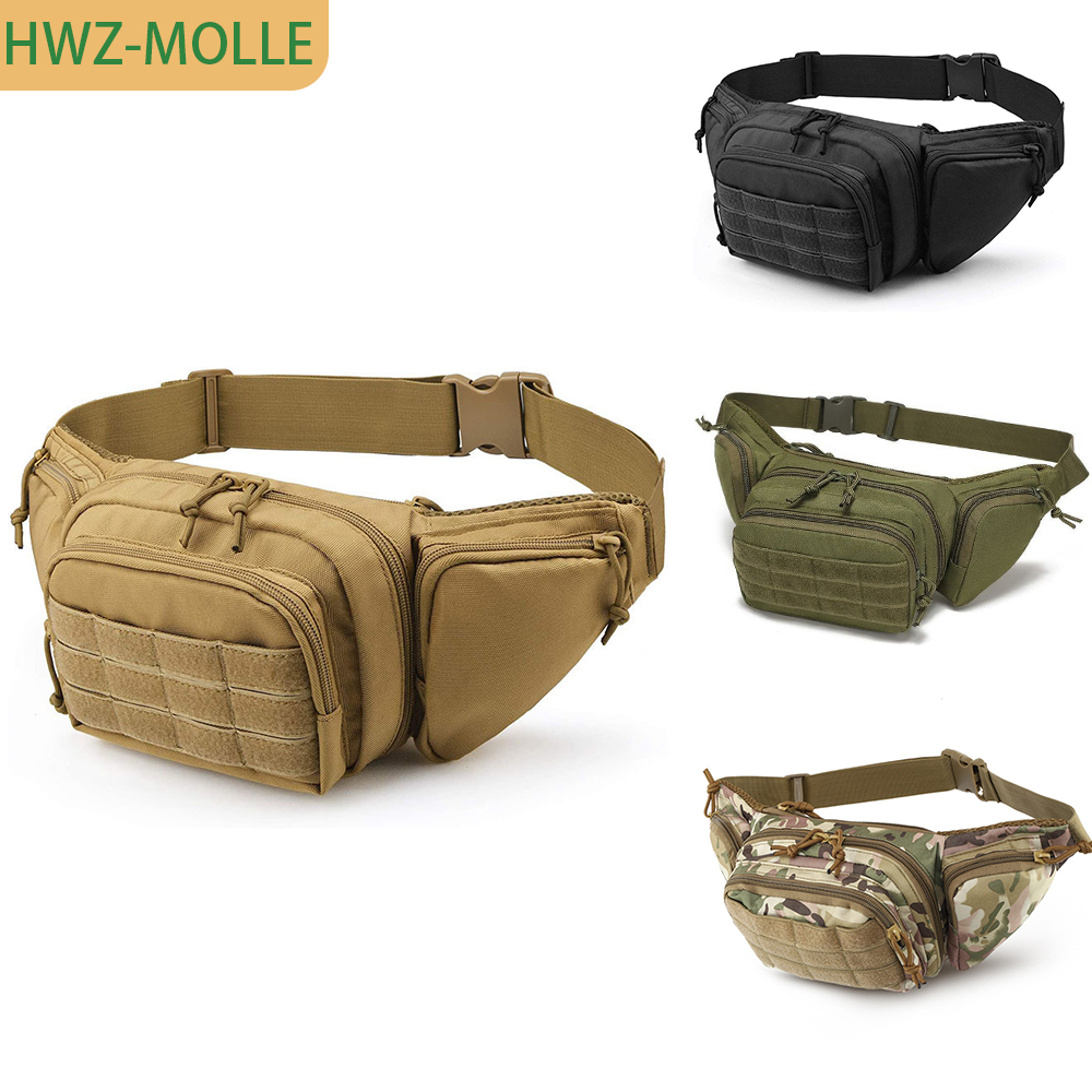 Edc Concealed Carry Holster - Tactical Molle Fanny Pack Waist Bag