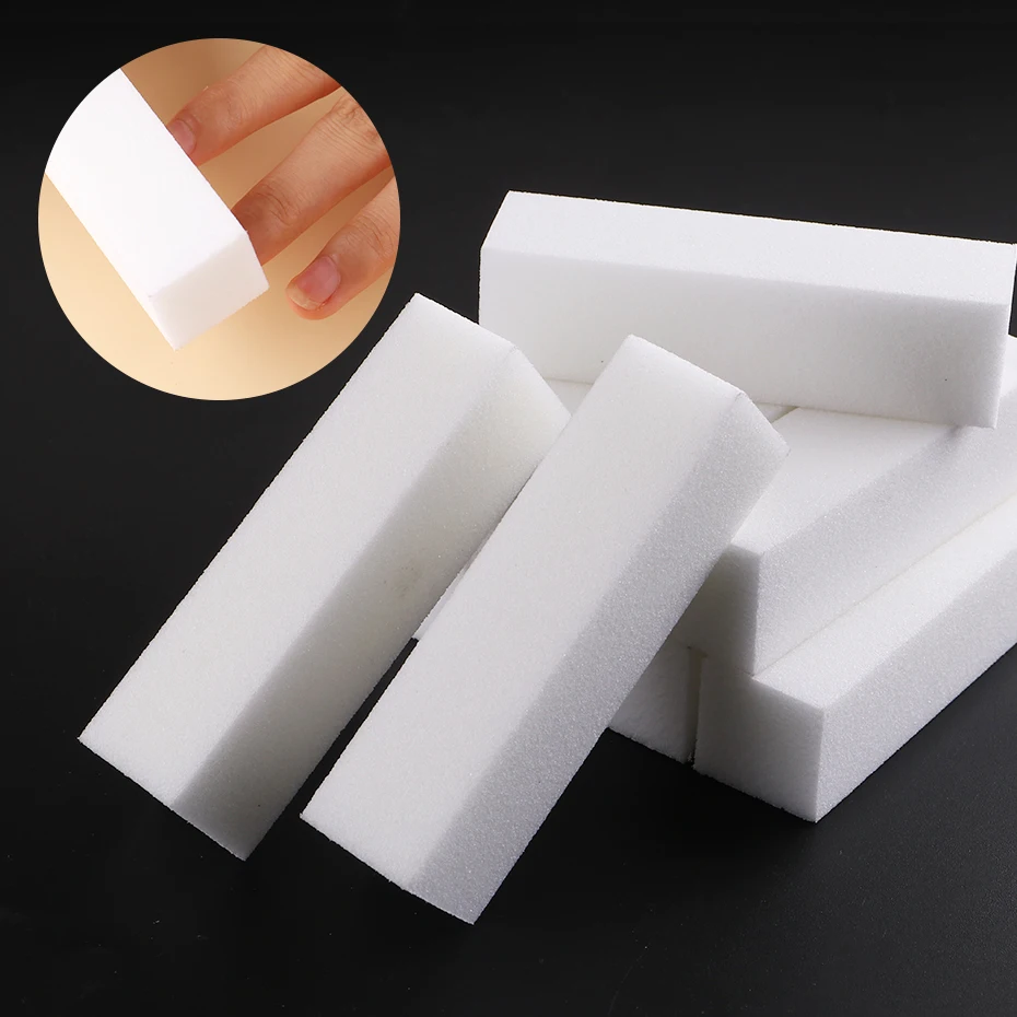 Nail File Titanium - YIKOOLIN 1/20Pcs Sponge Nail Buffer Block