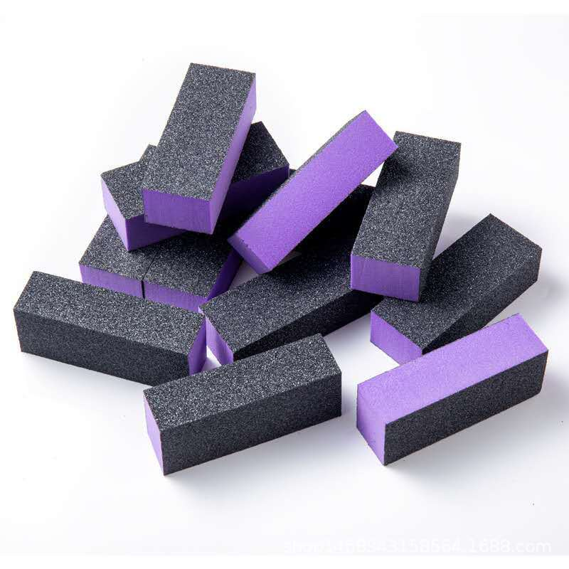 Nail File Titanium - 10/20/50pcs 3 Side Sponge Nail Buffer