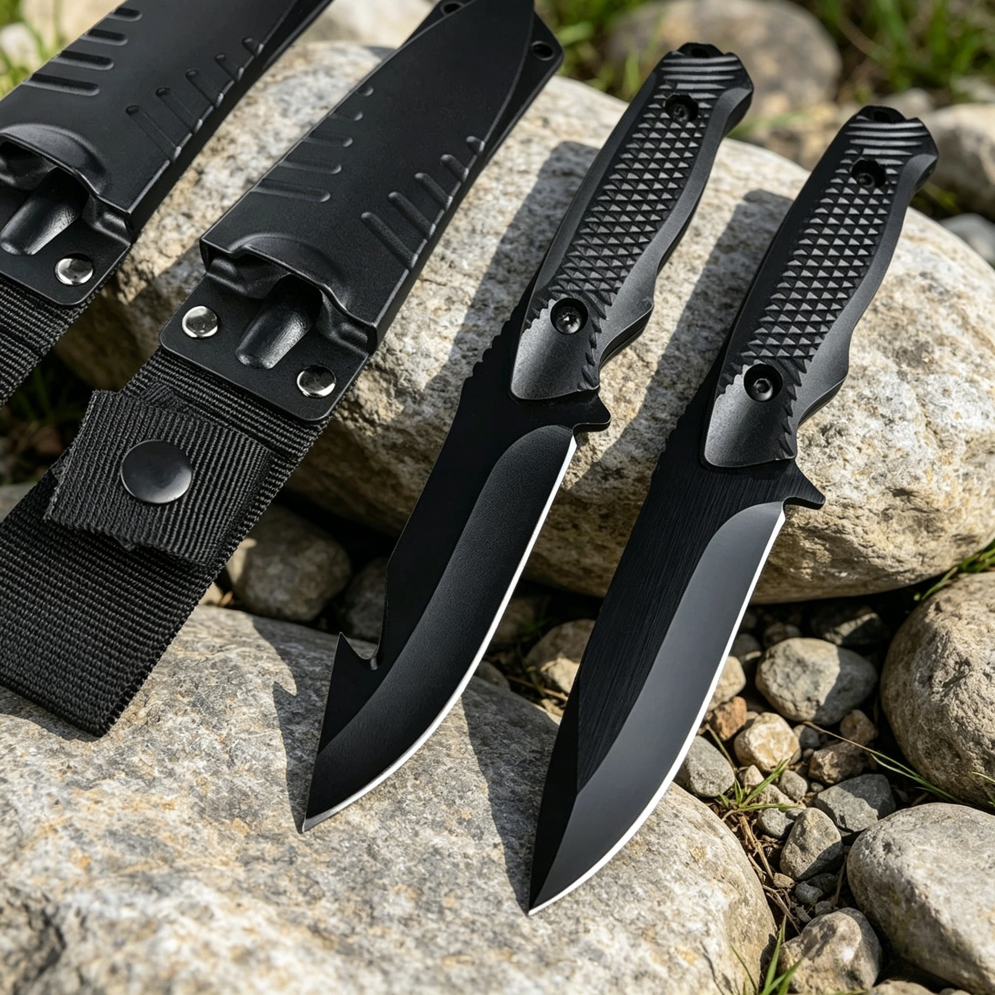 Edc Carry Fixed Blade - Outdoor Jungle Hunting Knife 5CR13MOV Steel