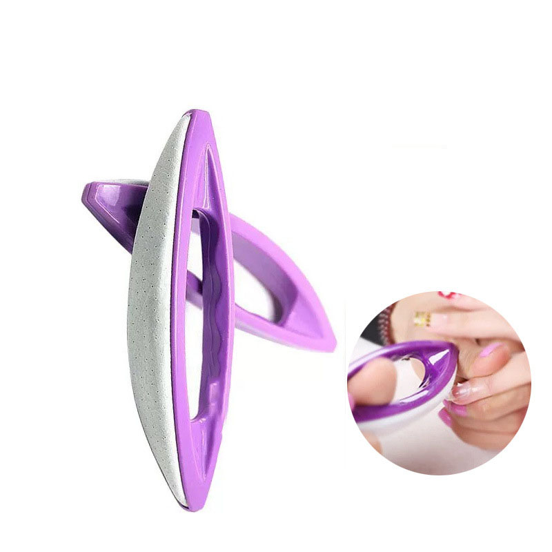 Nail File Titanium - Top Nail Purple Sheepskin brush Nail