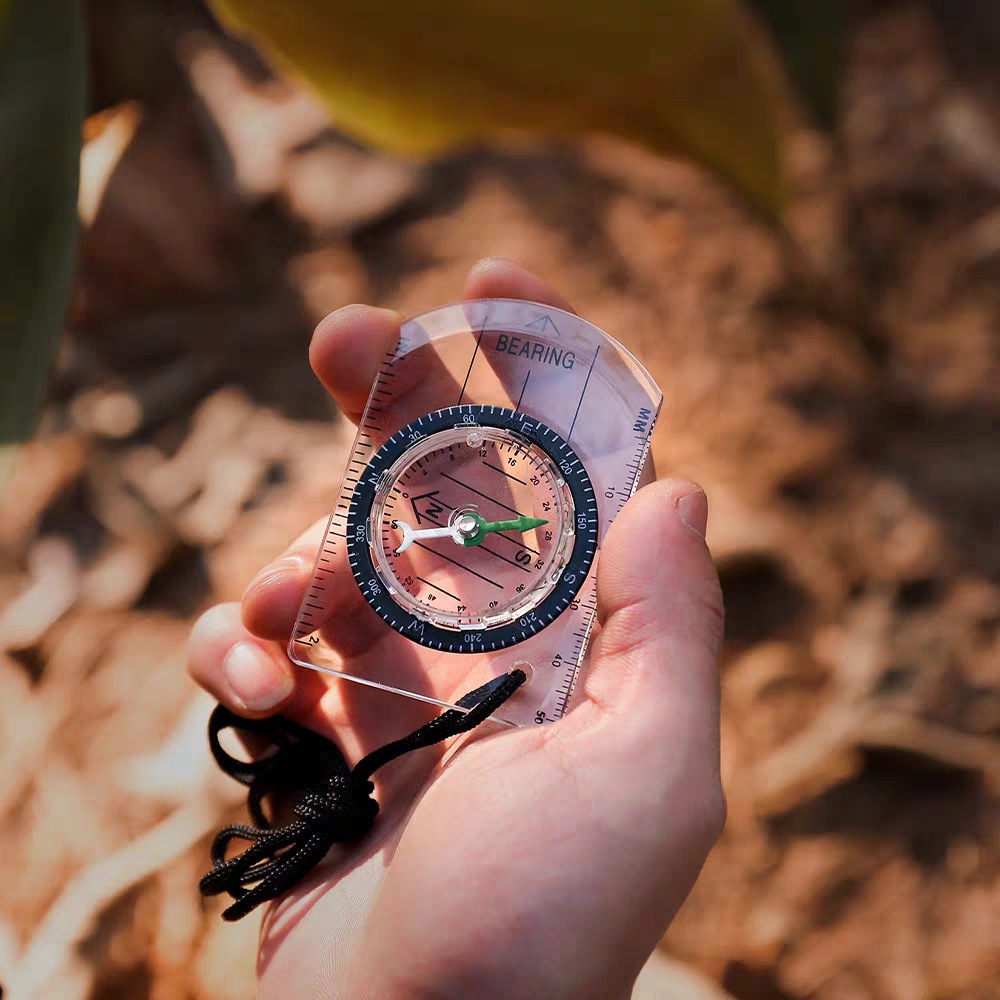 Compass Keychain Mini - 1PC Brand New Outdoor Mini Acrylic