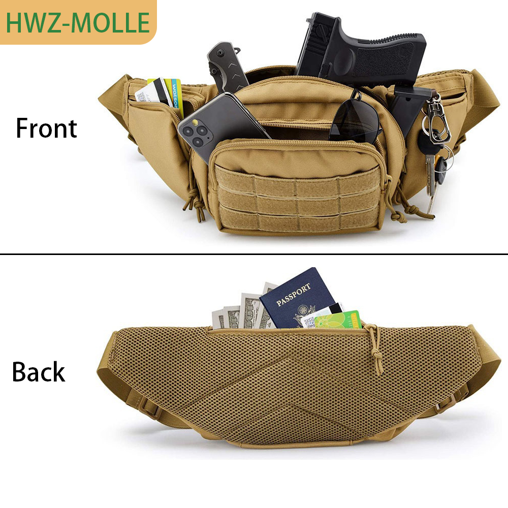 Tactical Molle Fanny Pack Wais - Edc Concealed Carry Holster 리뷰 및 가격