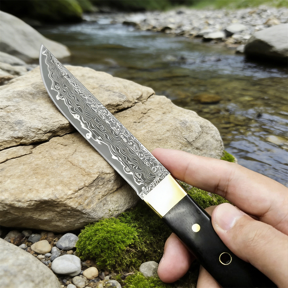 High Hardness Damascus Blade E - Edc Pocket Carry Fixed Blade 리뷰 및 가격