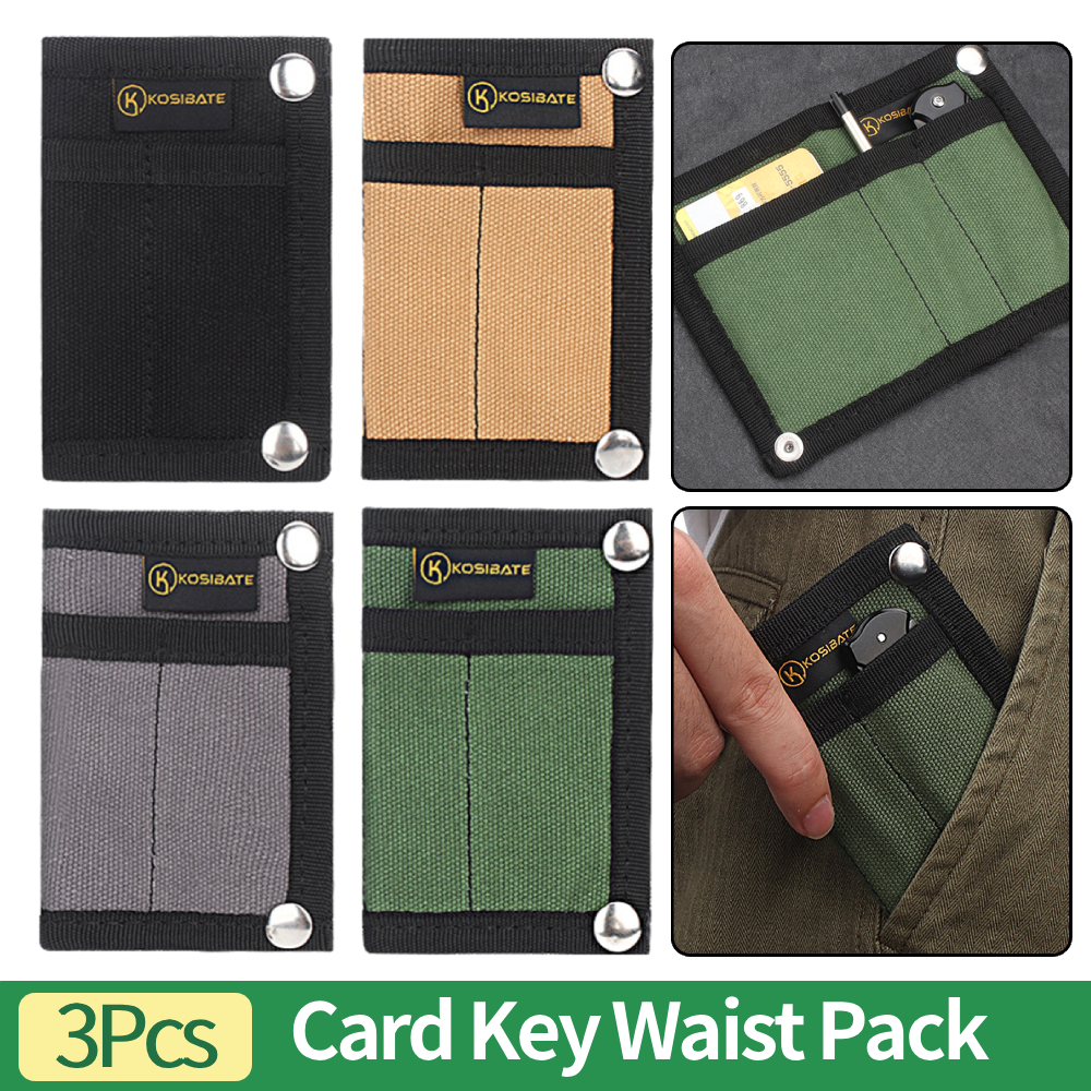 3Pcs Card Key Waist Pack Canva - Multitool Credit Card 리뷰 및 가격