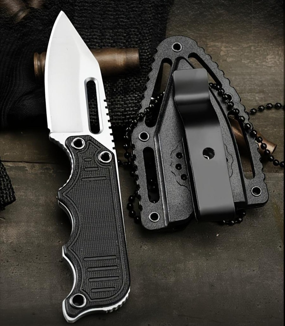 Portable Neck Knife with Kydex - Edc Carry Fixed Blade 리뷰 및 가격