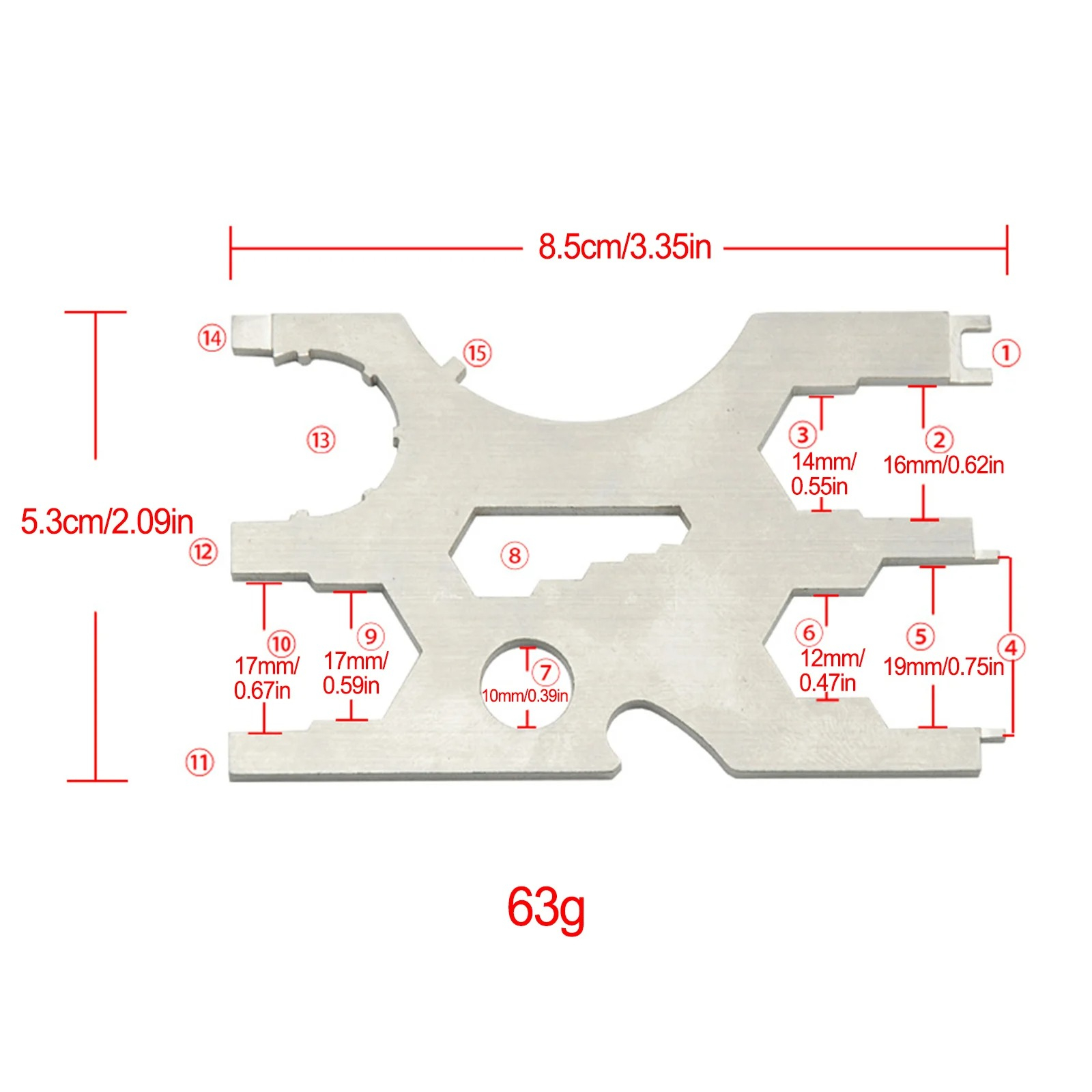316 Stainless Steel Scuba Divi - Multitool Credit Card 리뷰 및 가격
