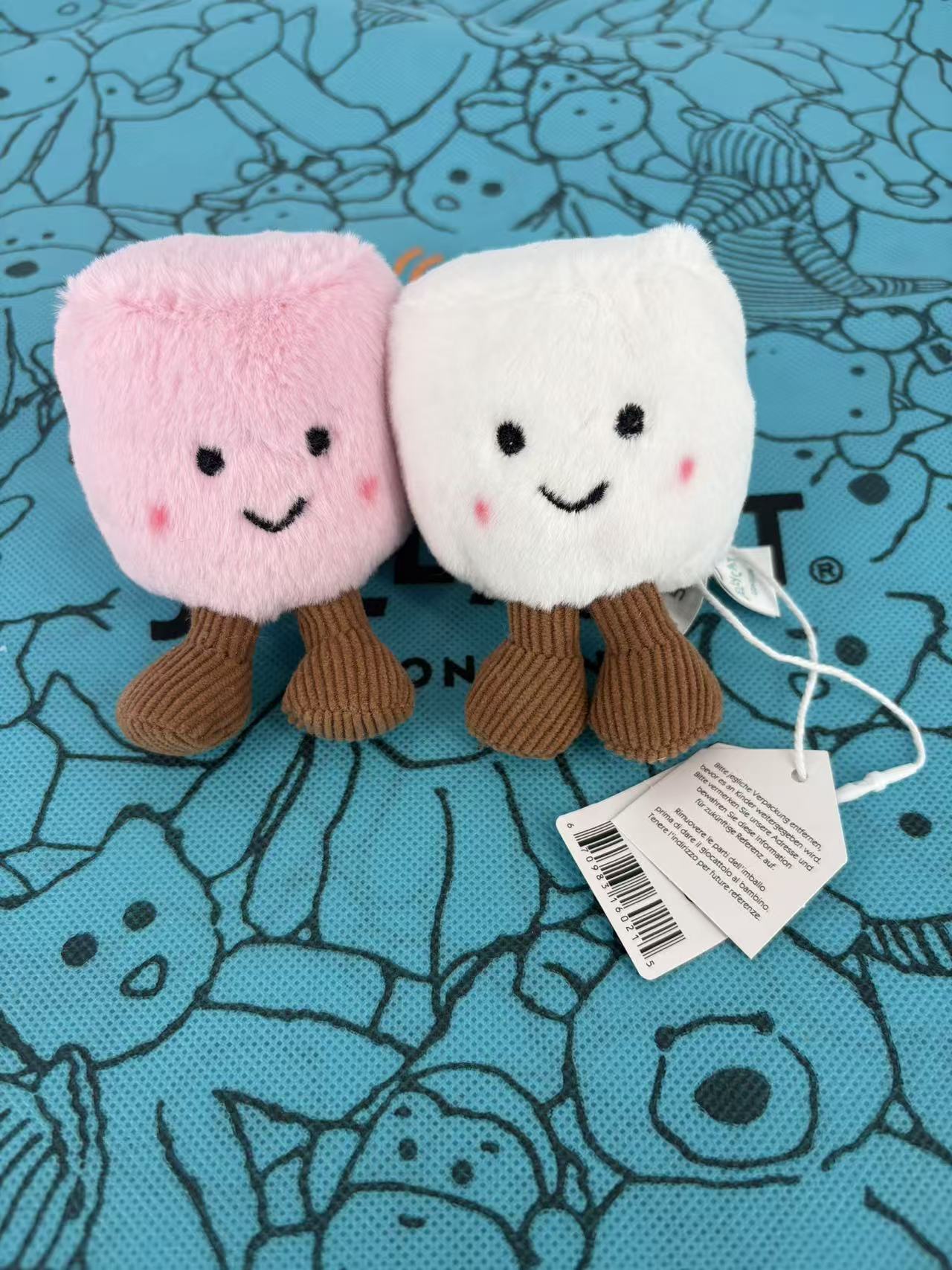 Plush Cotton Cat Candy Two Ton - Carabiner Keychain 리뷰 및 가격