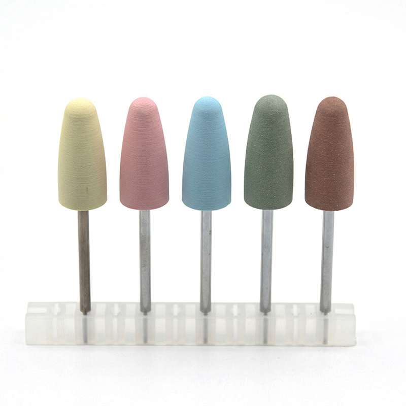 5Pcs/Set Silicone Nail Drill B - Nail File Titanium 리뷰 및 가격