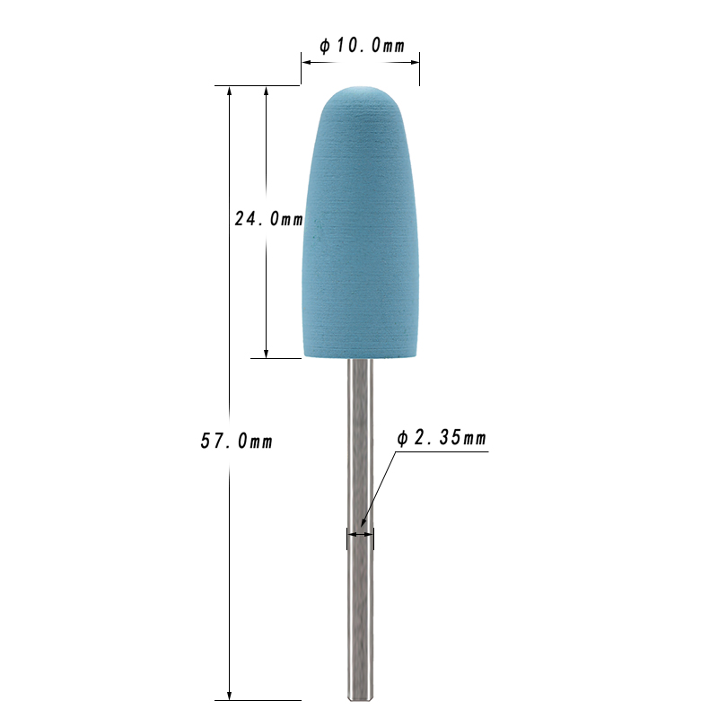 5Pcs/Set Silicone Nail Drill B - Nail File Titanium 리뷰 및 가격