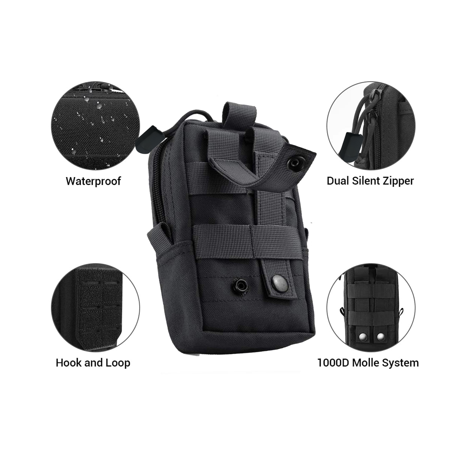 Tactical Molle Pouch Waist Bag - Edc Carry Pocket 리뷰 및 가격