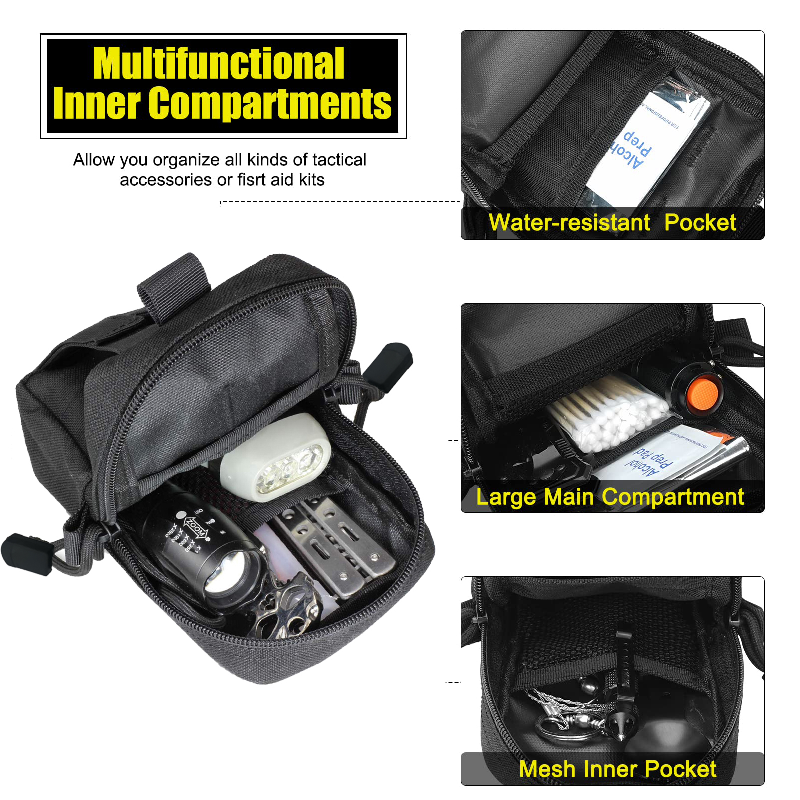 Tactical Molle Pouch Waist Bag - Edc Carry Pocket 리뷰 및 가격