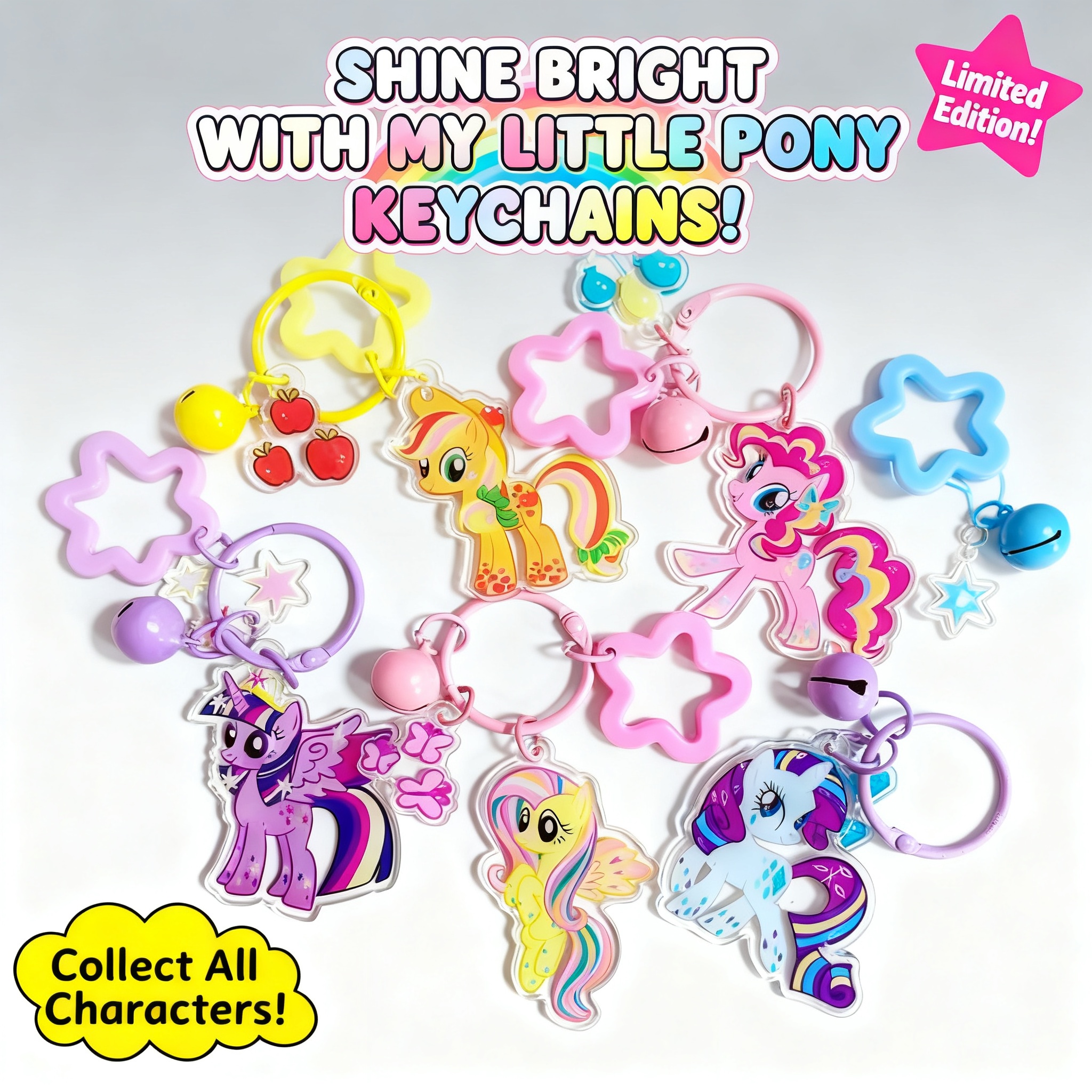 Anime Kawaii Unicorn Keychain  - Carabiner Keychain 리뷰 및 가격
