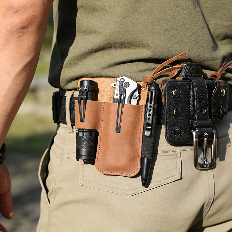 EDC Leather Flashlight Tool Ho - Edc Carry Pocket 리뷰 및 가격