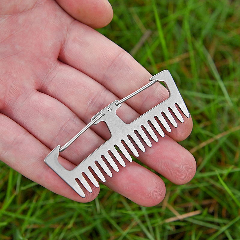 Titanium Alloy Comb EDC Multi- - Comb Pocket Titanium 리뷰 및 가격