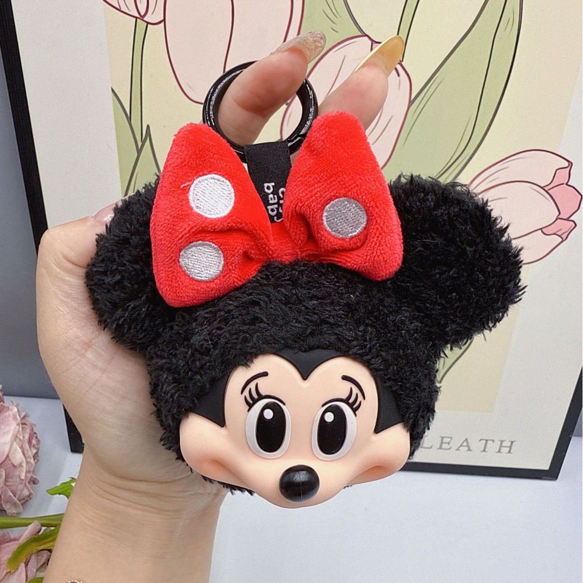 Mickey Minnie Plush Doll Keych - Carabiner Keychain 리뷰 및 가격