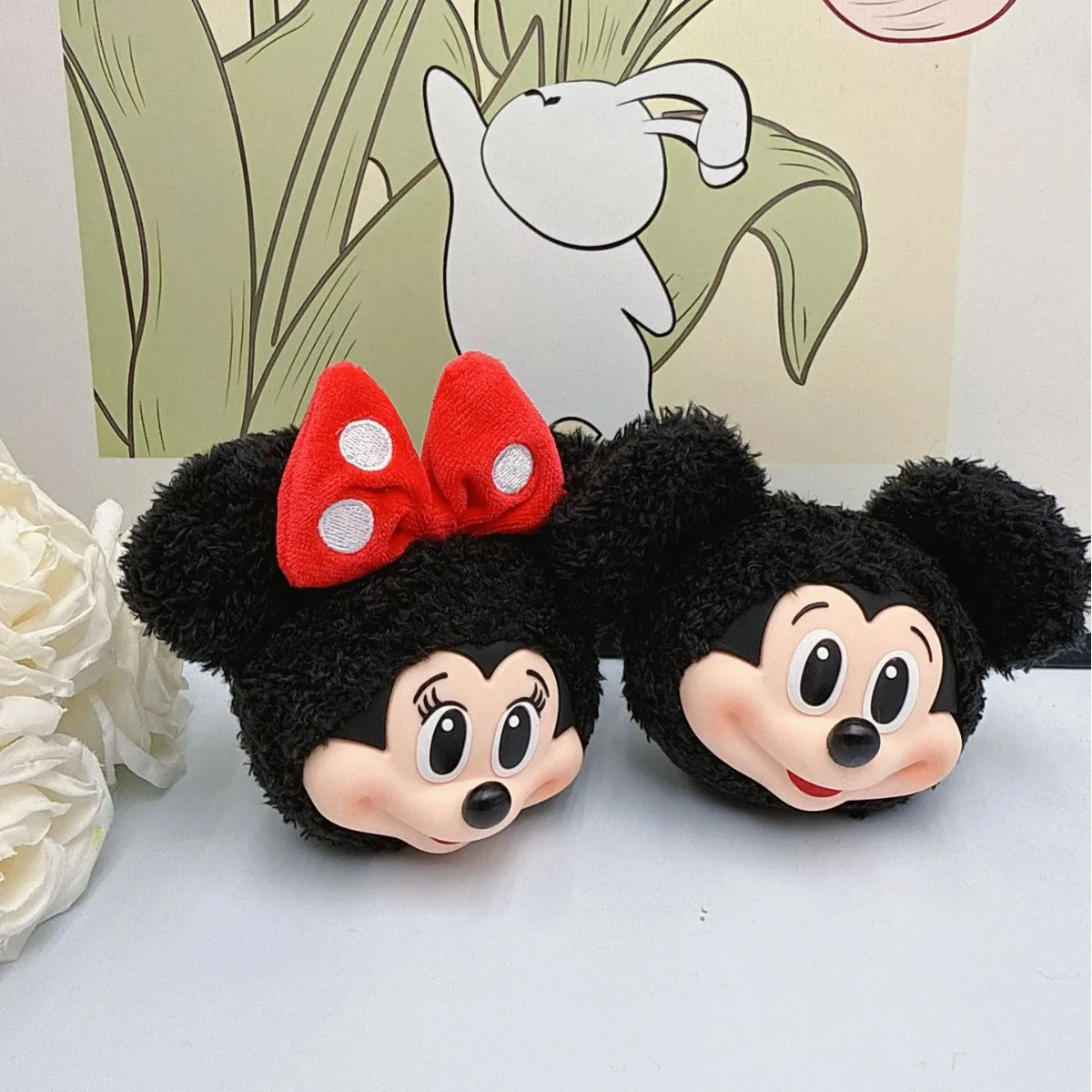Mickey Minnie Plush Doll Keych - Carabiner Keychain 리뷰 및 가격