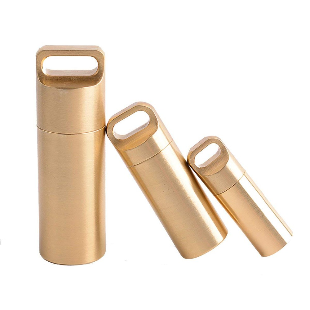 Brass Airtight Watertight Stor - Pill Fob Capsule 리뷰 및 가격