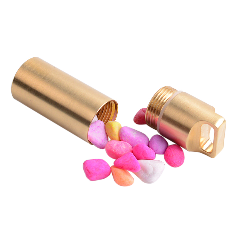 Brass Airtight Watertight Stor - Pill Fob Capsule 리뷰 및 가격