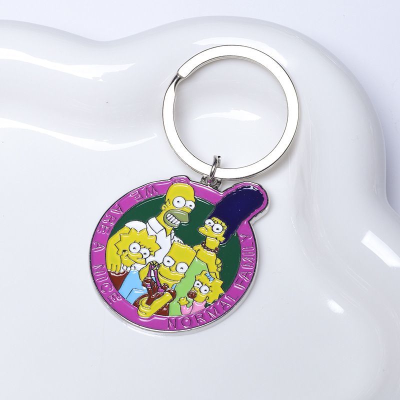 The Simpsons Anime Keychain Cu - Carabiner Keychain 리뷰 및 가격