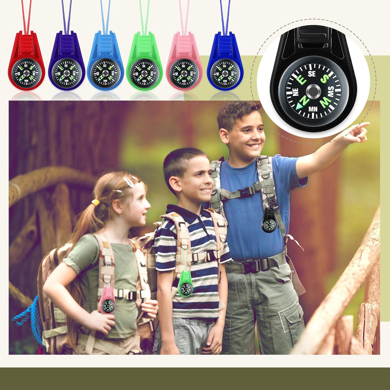 25 Pack Mini Compass for Kids, - Compass Keychain Mini 리뷰 및 가격