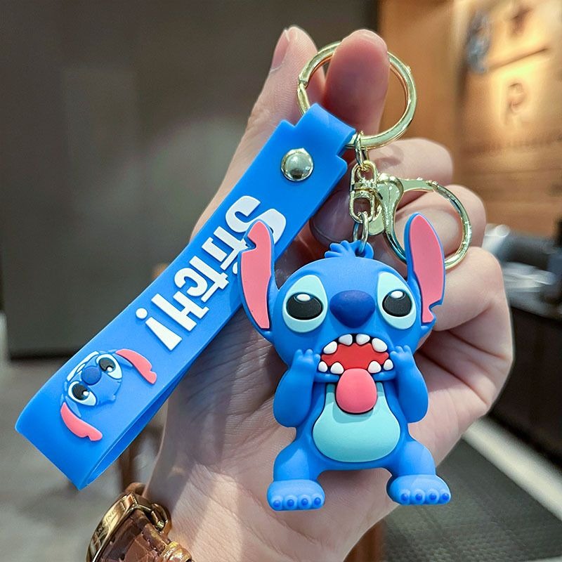 Disney Stitch 3D Doll Car Key  - Carabiner Keychain 리뷰 및 가격