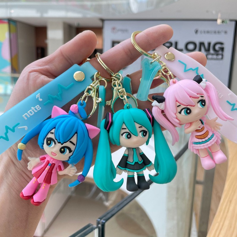 Hatsune Miku Keychain New Crea - Carabiner Keychain 리뷰 및 가격