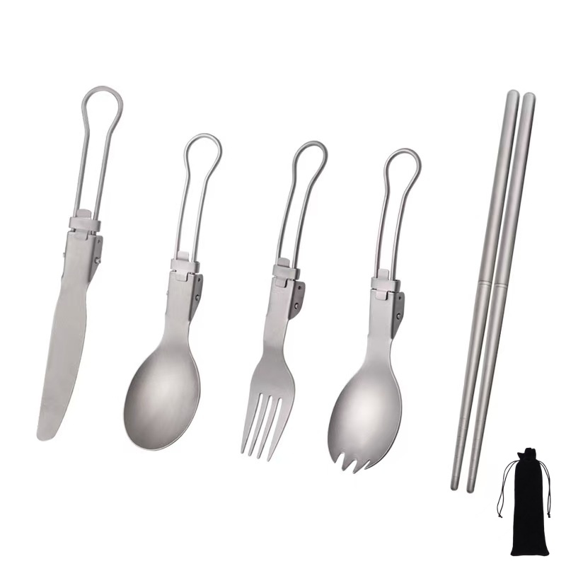 Titanium Foldable Utensil Set  - Edc Everyday Carry Knives 리뷰 및 가격