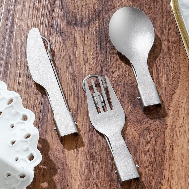 Titanium Foldable Utensil Set  - Edc Everyday Carry Knives 리뷰 및 가격