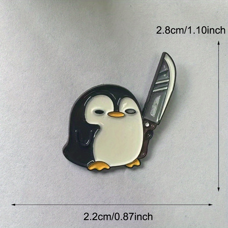 Funny Penguin Holding Big Knif - Edc Everyday Carry Knives 리뷰 및 가격