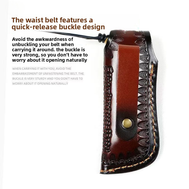 Pocket knife leather cover, le - Edc Everyday Carry Knives 리뷰 및 가격