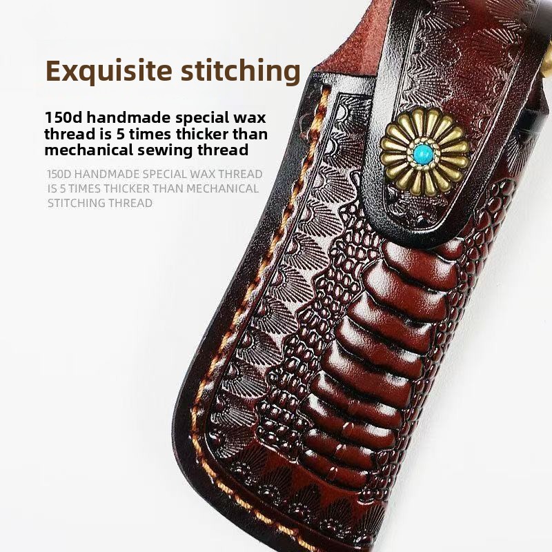 Pocket knife leather cover, le - Edc Everyday Carry Knives 리뷰 및 가격