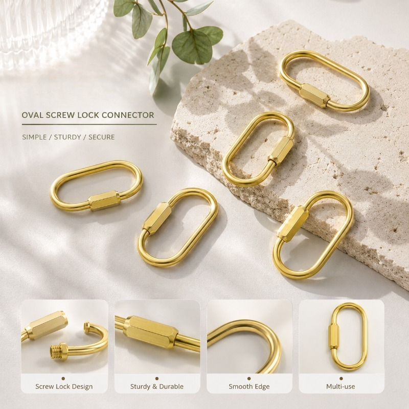 Solid Brass Screw Type D-Ring  - Edc Car Carry 리뷰 및 가격