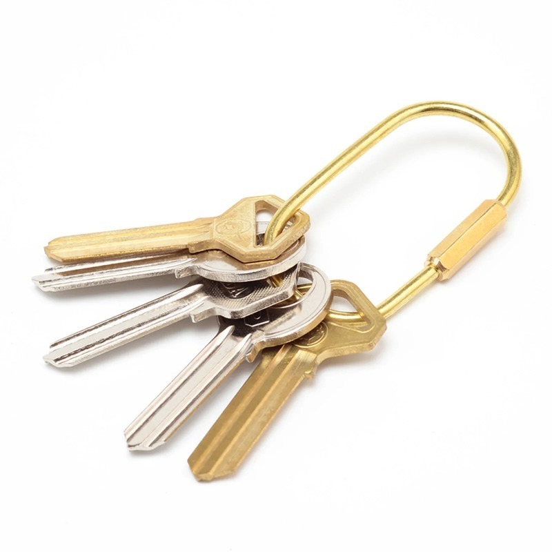 Solid Brass Screw Type D-Ring  - Edc Car Carry 리뷰 및 가격
