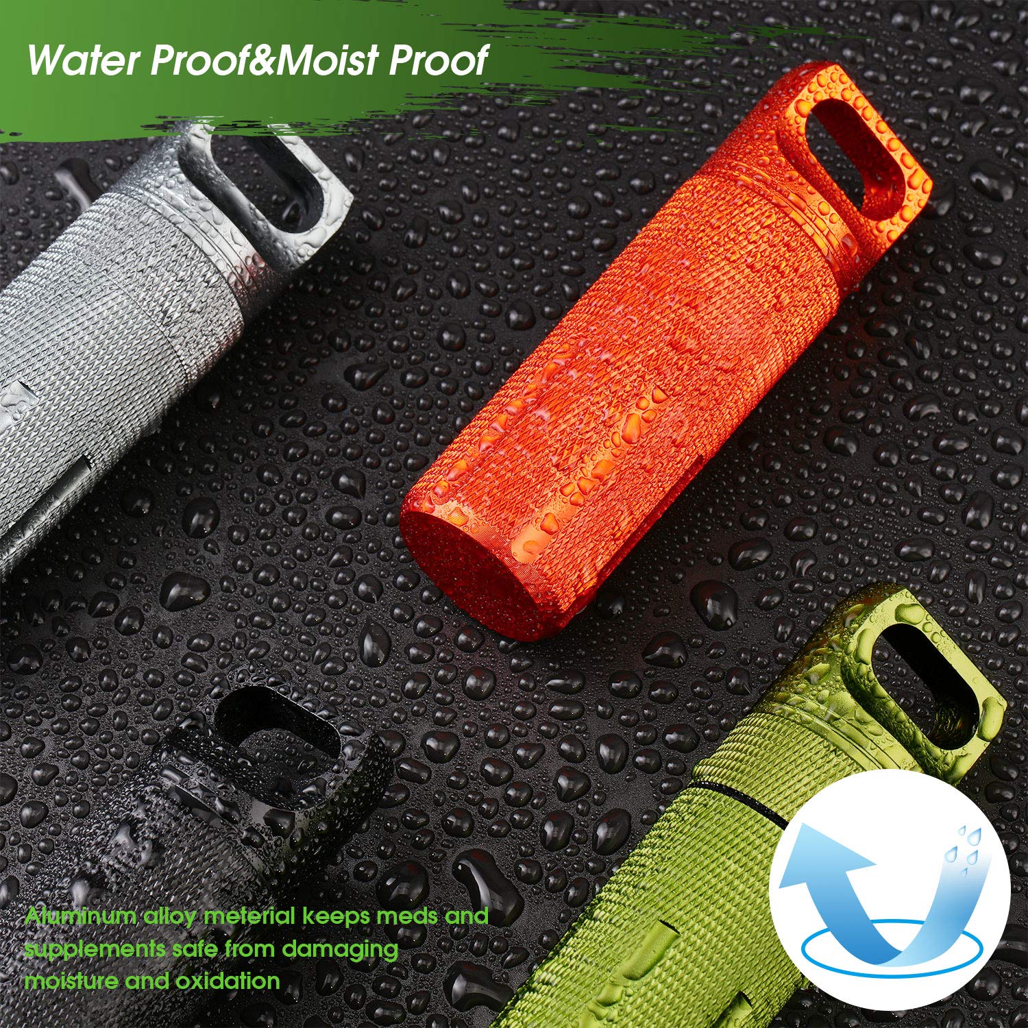 1Pack Aluminum Outdoor Dry Con - Pill Fob Capsule 리뷰 및 가격