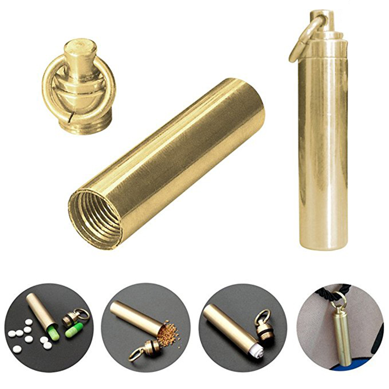 1 PC Solid Brass Waterproof Pi - Pill Fob Capsule 리뷰 및 가격