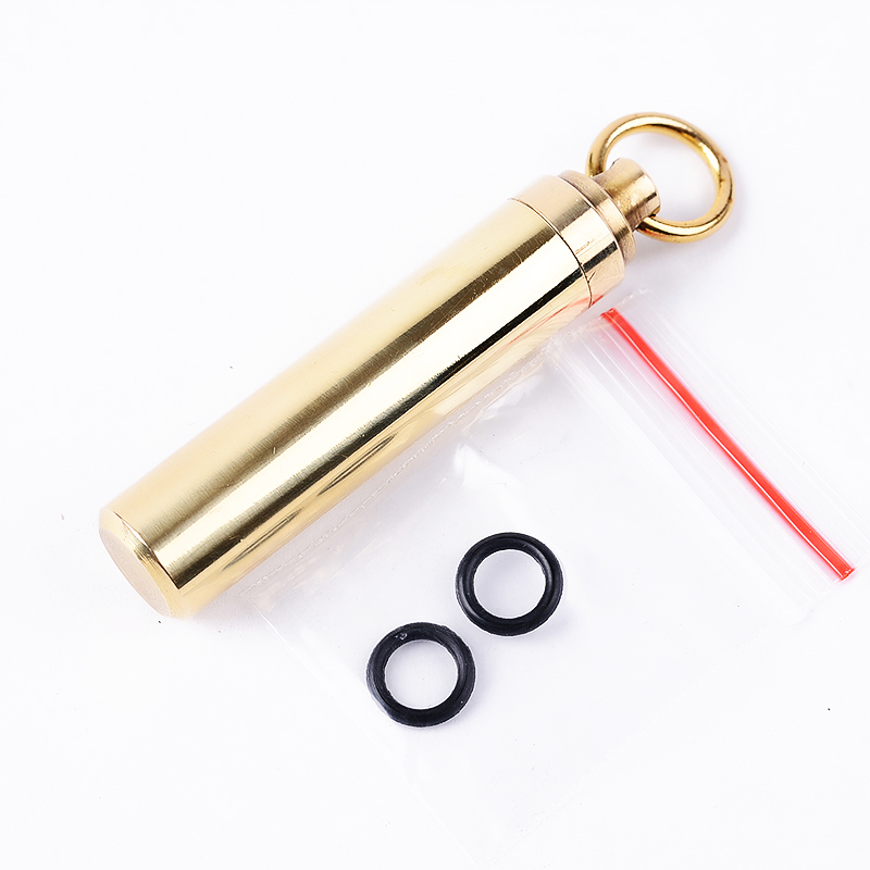 1 PC Solid Brass Waterproof Pi - Pill Fob Capsule 리뷰 및 가격