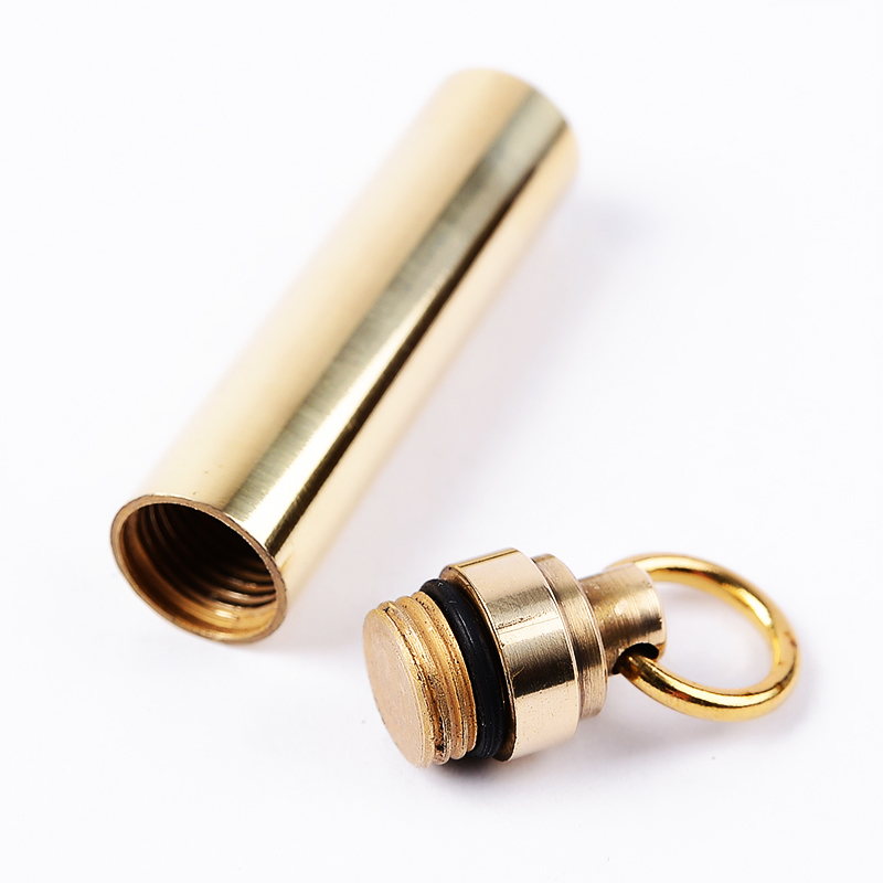 1 PC Solid Brass Waterproof Pi - Pill Fob Capsule 리뷰 및 가격