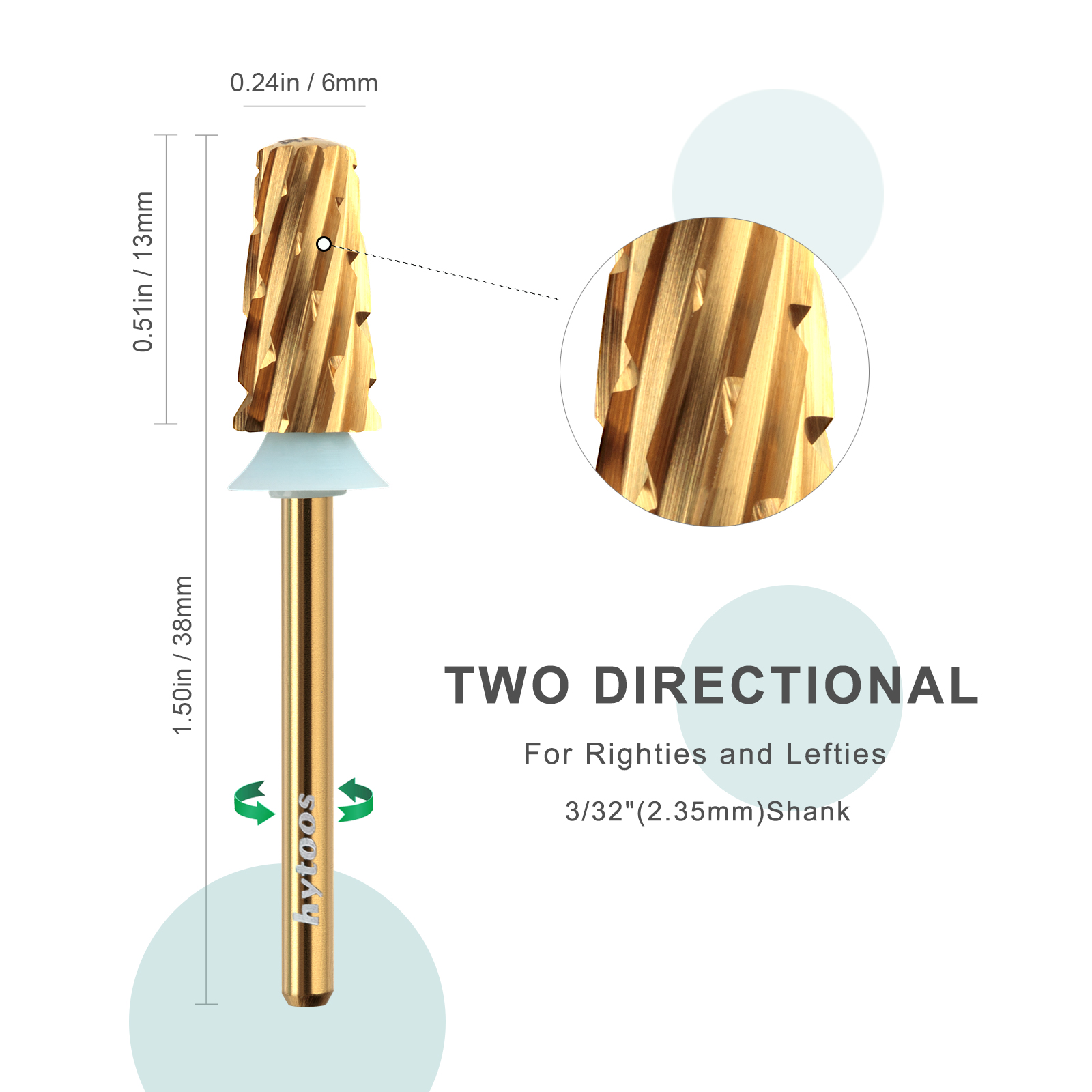 HYTOOS 4XC Titanium Tapered Na - Nail File Titanium 리뷰 및 가격
