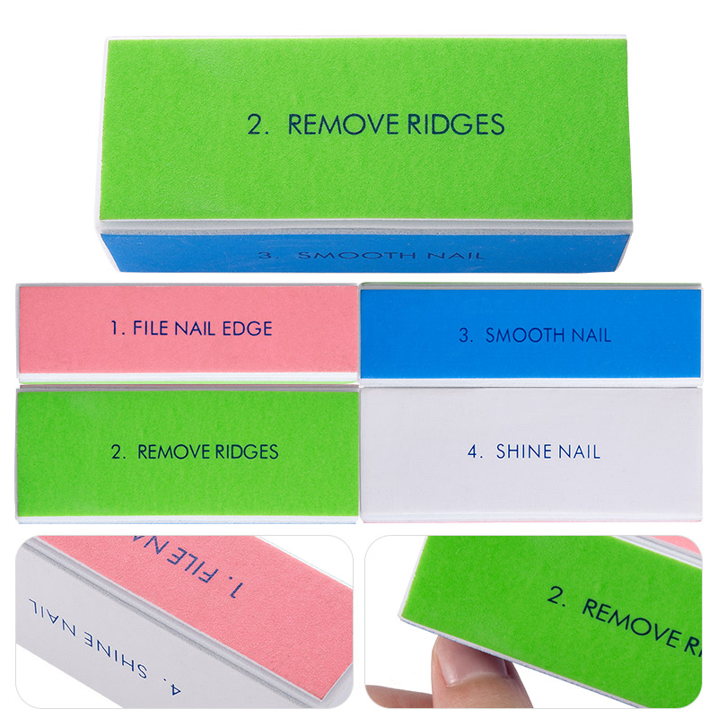 5/10pcs Nail Buffer Block 4 St - Nail File Titanium 리뷰 및 가격
