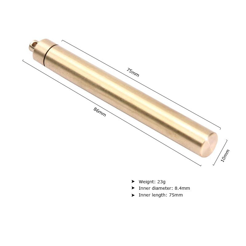 Brass Airtight Watertight Stor - Pill Fob Capsule 리뷰 및 가격