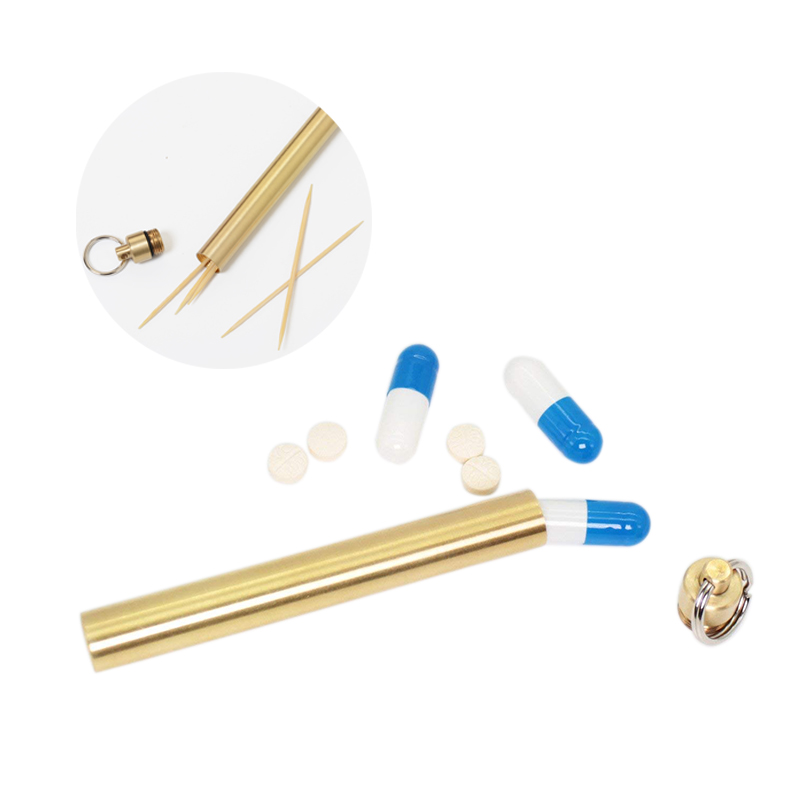 Brass Airtight Watertight Stor - Pill Fob Capsule 리뷰 및 가격