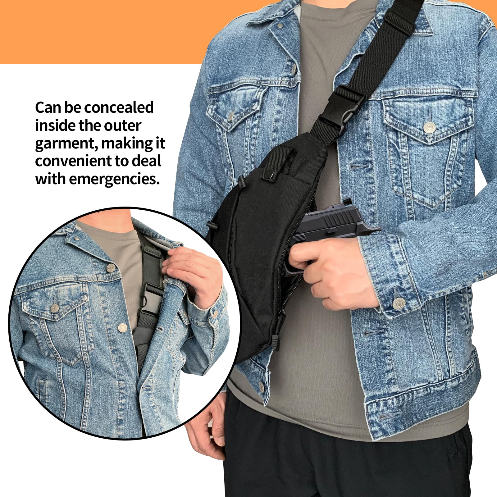 Tactical Crossbody Sling Bag E - Edc Pistol Carry Bag 리뷰 및 가격