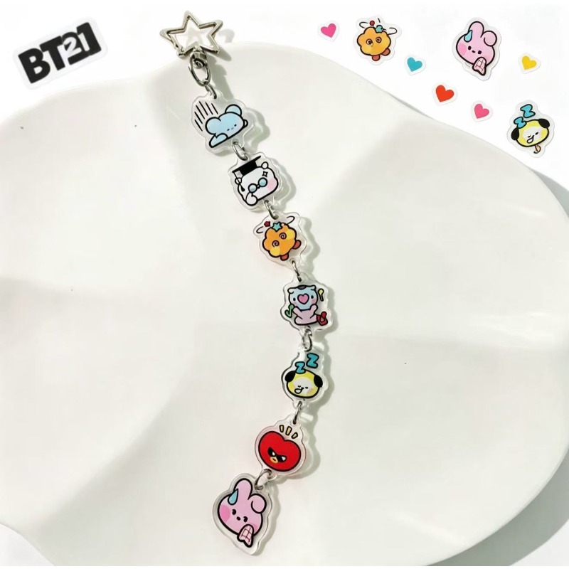 BT21 Cooky RJ Mang Chimmy Tata - Carabiner Keychain 리뷰 및 가격