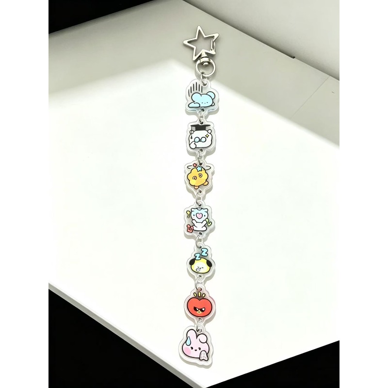 BT21 Cooky RJ Mang Chimmy Tata - Carabiner Keychain 리뷰 및 가격