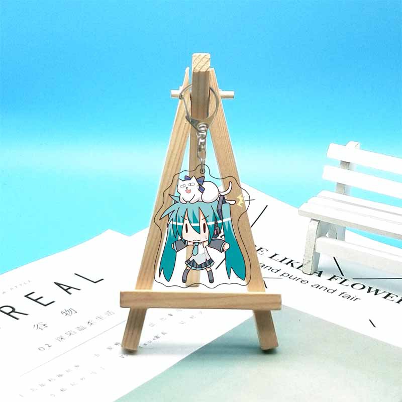 Hatsune Miku Anime Acrylic Cut - Carabiner Keychain 리뷰 및 가격