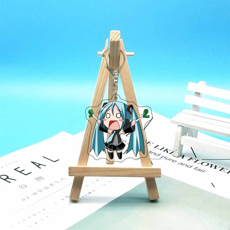 Hatsune Miku Anime Acrylic Cut - Carabiner Keychain 리뷰 및 가격