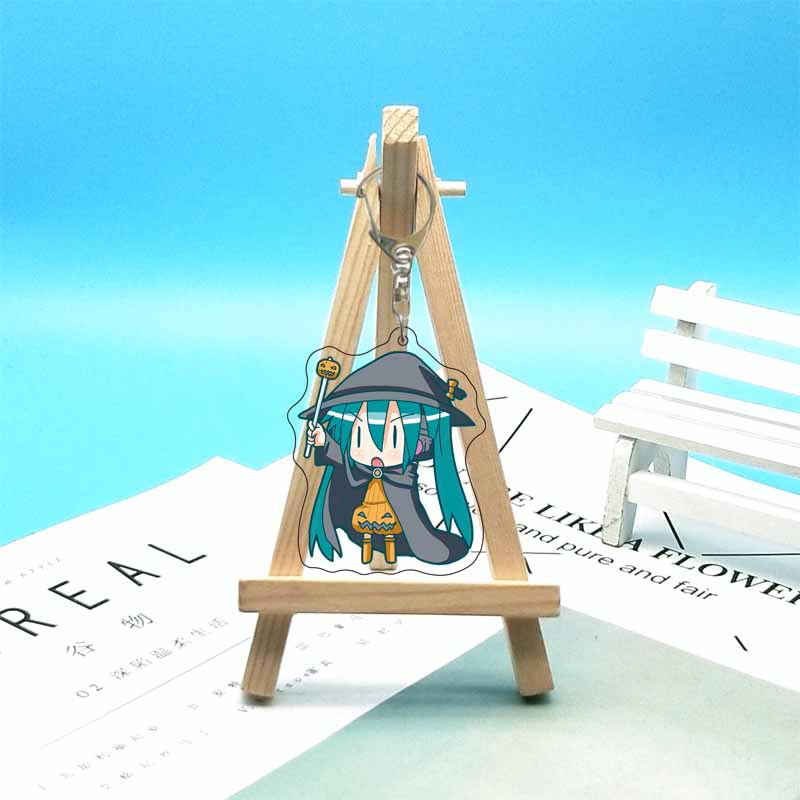 Hatsune Miku Anime Acrylic Cut - Carabiner Keychain 리뷰 및 가격