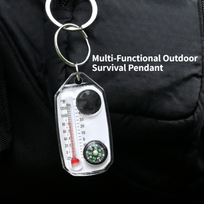 Mini Outdoor Survival Keychain - Compass Keychain Mini 리뷰 및 가격