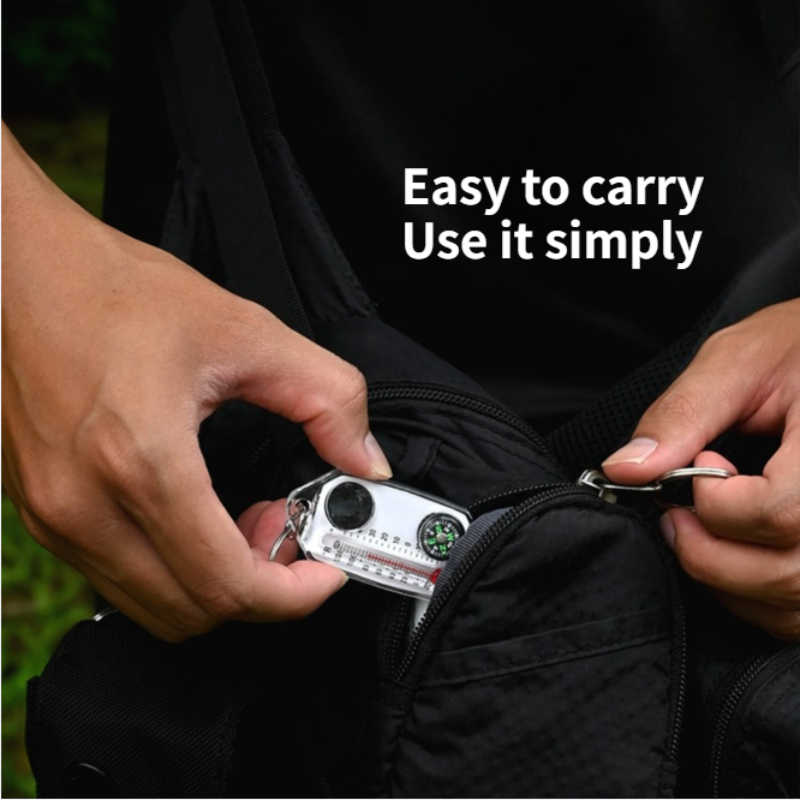 Mini Outdoor Survival Keychain - Compass Keychain Mini 리뷰 및 가격